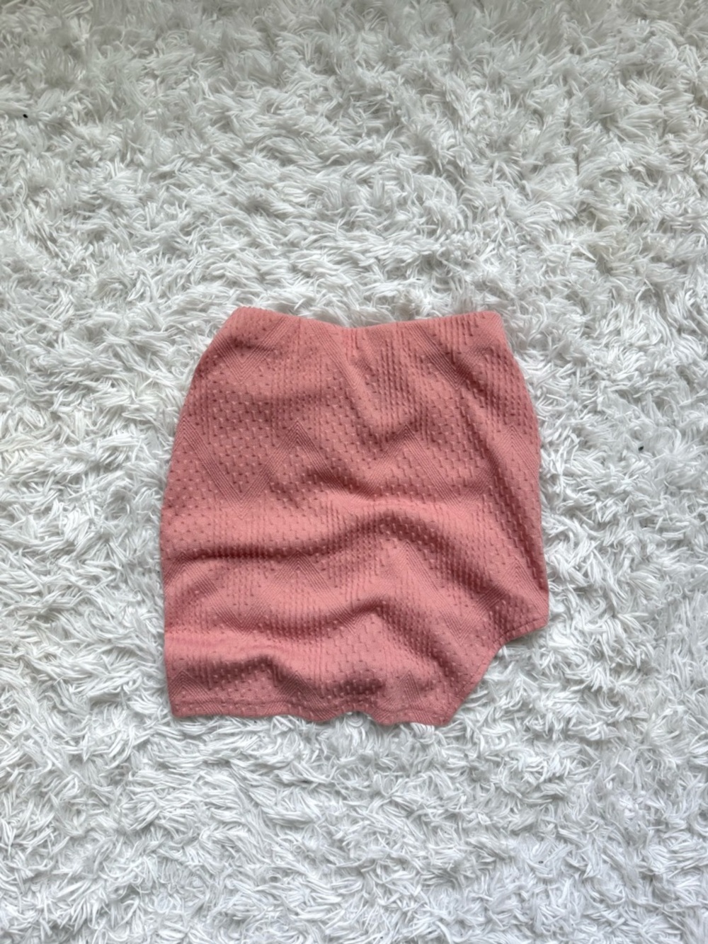 SHEIN Dusty Rose Eyelet Mini Skirt
